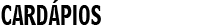 criacao de cardápios